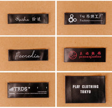 Load image into Gallery viewer, Long fold woven label for hats sleeves collar labels tags for clothing
