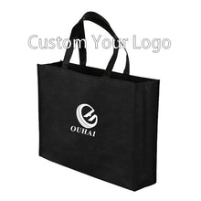 Load image into Gallery viewer, Custom Logo Printed Tote Fabric Nonwoven Non Woven Shopping Bag

