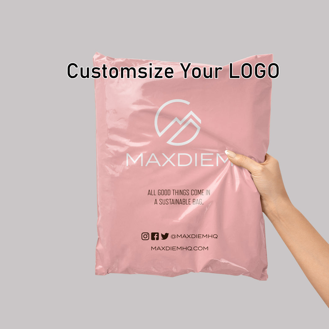 Customize Printing Pink High Quality Polymailer Plastic Mailer Clothe Shipping Packaging Mailing Bags Express Bags Custom Mailing Bag