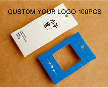 Load image into Gallery viewer, Clothing tag custom LOGO design store label clothing trademark

