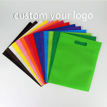 Load image into Gallery viewer, non-woven bag custom logo printed reusable large capacity
