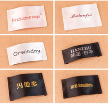 Load image into Gallery viewer, high quality boutique custom label with logo shirts pants clothing
