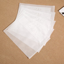 Load image into Gallery viewer, Frosted matte ziplock OEM waterproof bag plastic zip bag for clothing
