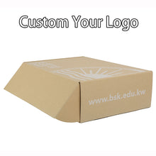 Load image into Gallery viewer, Packaging custom design kraft paper corrugated box

