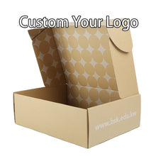 Load image into Gallery viewer, Packaging custom design kraft paper corrugated box
