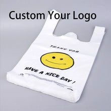 Load image into Gallery viewer, High quality Supermarket shopping bag Non Woven T-shirt Bag
