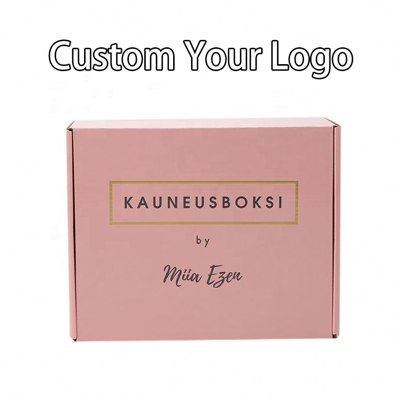 Custom Logo Postal Cardboard Paper corrugated Shipping Mailer Box