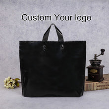 Load image into Gallery viewer, Wholesale Translucent Plastic Retail Bags Handle PE Shopping Bag
