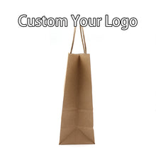 Load image into Gallery viewer, Custom Gift Paper Bags With Your Own Personal Logo Shopping
