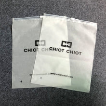Load image into Gallery viewer, Best seller frosted slider plastic swimwear packaging bag ziplock bag
