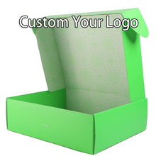 Load image into Gallery viewer, Custom logo design corrugated mailing packaging white shipping boxes
