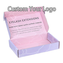 Load image into Gallery viewer, Cardboard Eco Friendly Apparel Paper Mail Box Custom Logo Corrugated
