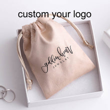 Load image into Gallery viewer, Custom Logo Printed Coffee Gift Pouch Velvet Suede Drawstring Bag Jewelry Pouch
