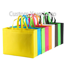 Load image into Gallery viewer, High quality promotional custom shopping non woven bag with print logo
