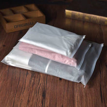 Load image into Gallery viewer, Frosted PE bag Clothing packaging storage slider zipper bag
