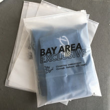 Load image into Gallery viewer, recycled pouches frosted plastic zippers lock clothing packing bag
