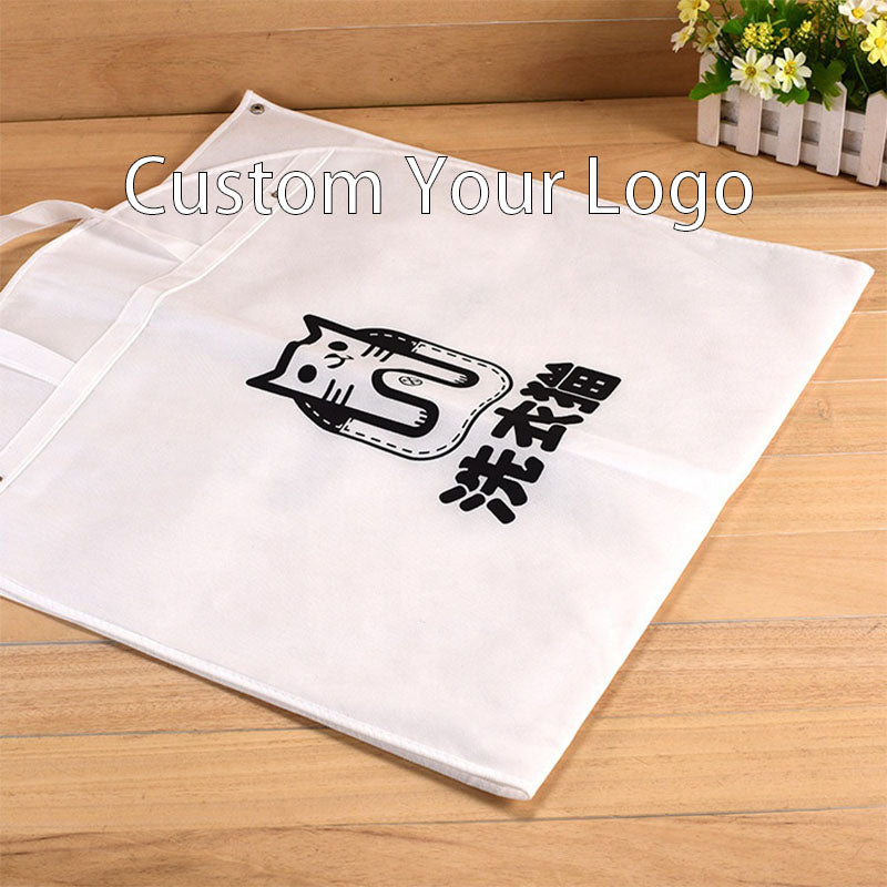 Cheap tote custom printed recyclable non woven shopping bags with logo