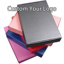 Load image into Gallery viewer, 5 Colors Custom Print Logo 3 ply corrugated box with clothing shipping box
