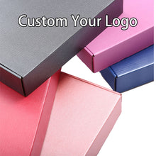 Load image into Gallery viewer, 5 Colors Custom Print Logo 3 ply corrugated box with clothing shipping box
