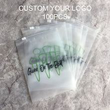 Load image into Gallery viewer, High Quality Zip Lock Jean Packing Plastic Bag Frosted sealing zipper lock bag
