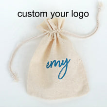 Load image into Gallery viewer, custom logo printing velvet jewelry gift drawstring pouch bag
