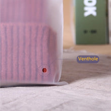 Load image into Gallery viewer, Frosted PE bag Clothing packaging storage slider zipper bag
