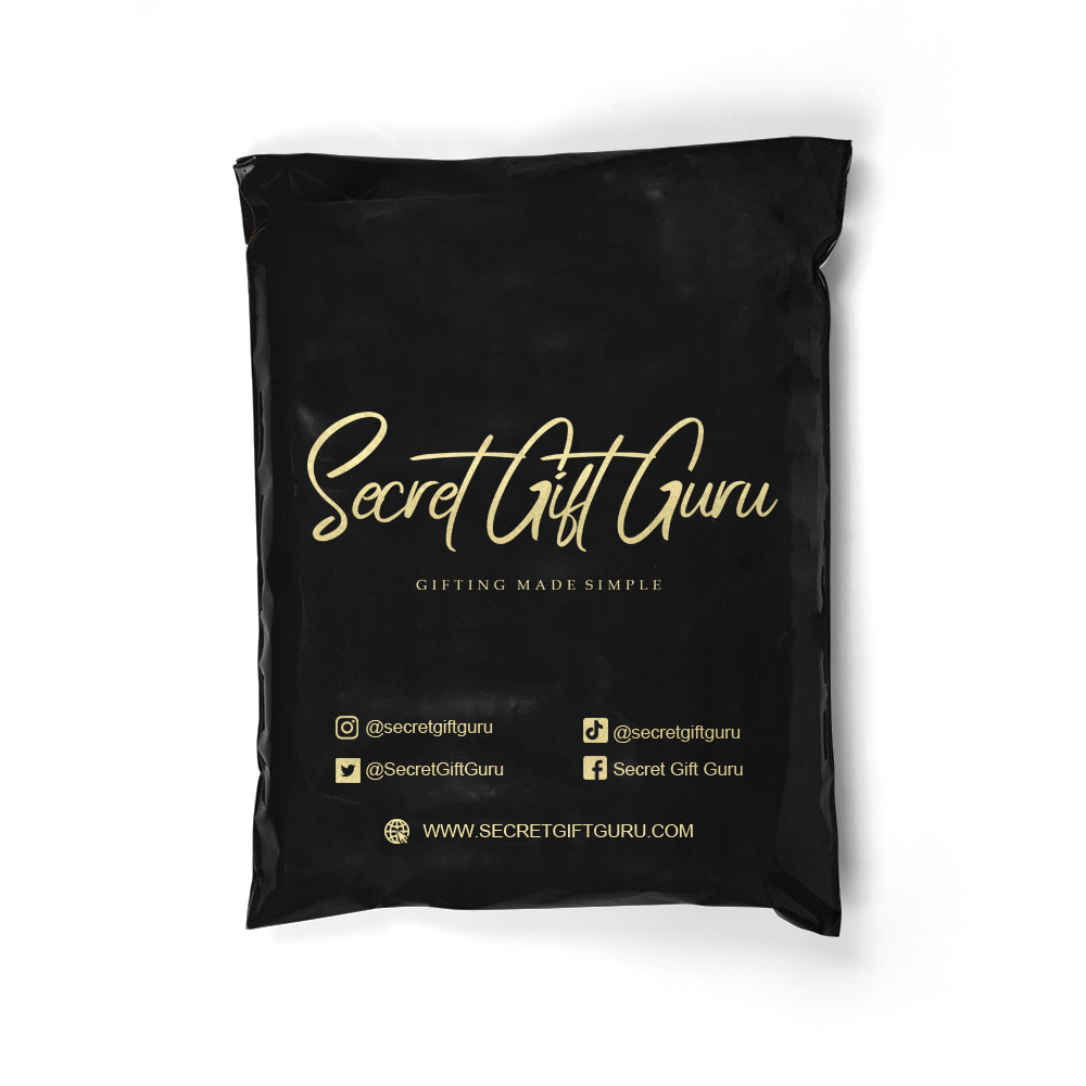 Customize 28x42CM black mail bag with gold logo with handles
