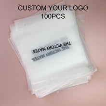 Load image into Gallery viewer, Biodegradable custom frosted zipperplastic clothing packaging bag
