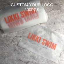 Load image into Gallery viewer, Custom Matte Frosted Plastic Packaging Zipper Bags, T Shirt Swimwear
