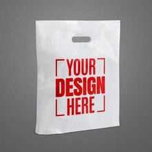 Load image into Gallery viewer, Garment Packing  Custom LDPE Shopping Printing Handle Plastic Bags
