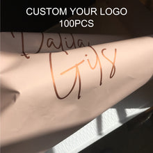 Load image into Gallery viewer, Biodegradable custom logo Beige mail package clothes transport bag

