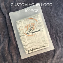 Load image into Gallery viewer, Zip Lock Frosted Plastic Slider PVC Zipper Pack Swimwear Cosmetic Bag

